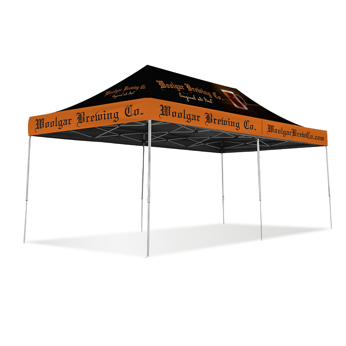 kuffert børste Forbindelse Custom Printed Pop Up Canopy | 20x10 Tent w/ Side Wall Graphics
