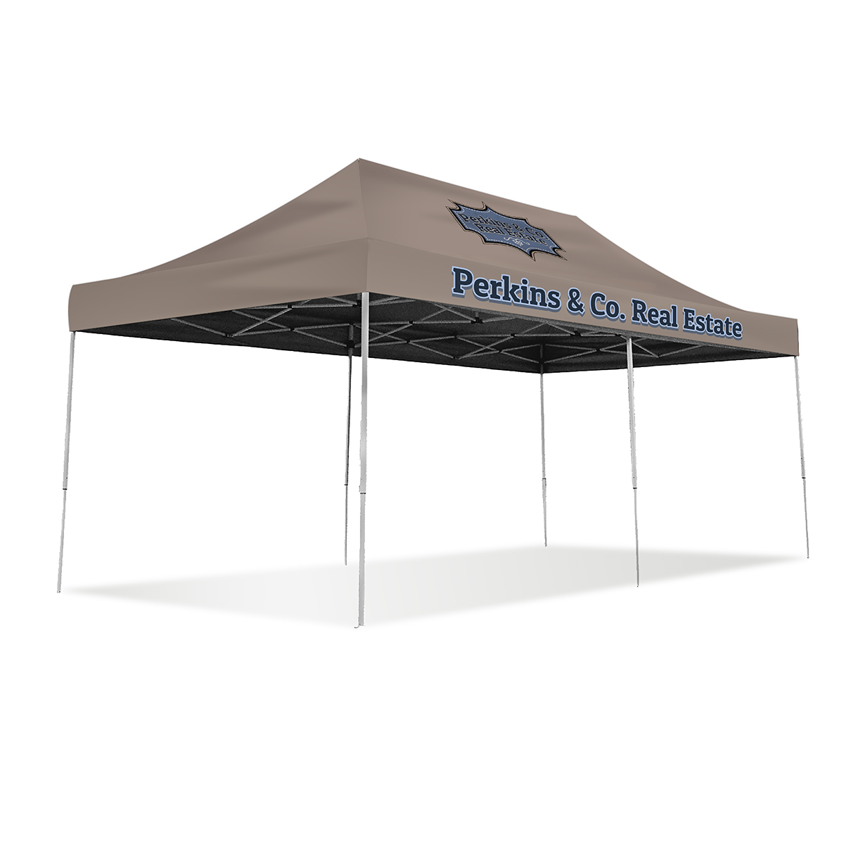 Custom Printed Pop Up Canopy | 20x10 Tent w/ Side Wall Graphics