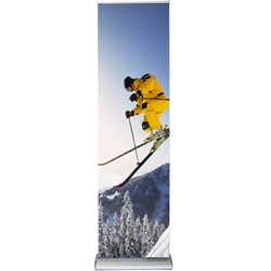 Pop up Banner, Double sided Style Base, Easy Setup 24''