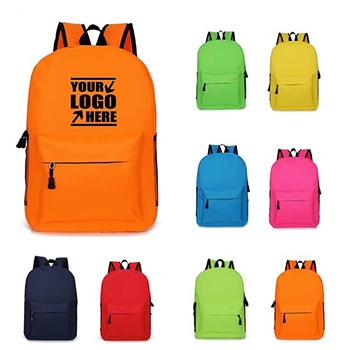 Unisex Canvas School Backpack