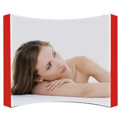 10ft Fabric Pop Up Display - Curved