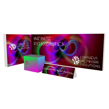 LED Light Box Exhibition Booth Displays | Wave Display Frame