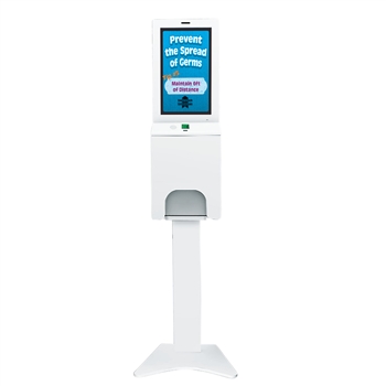 21.5'' LED Screen Sanitizer Dispenser Stand