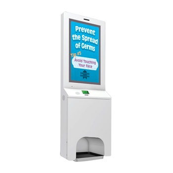 21.5'' LED Screen Sanitizer Dispenser Wall Mount