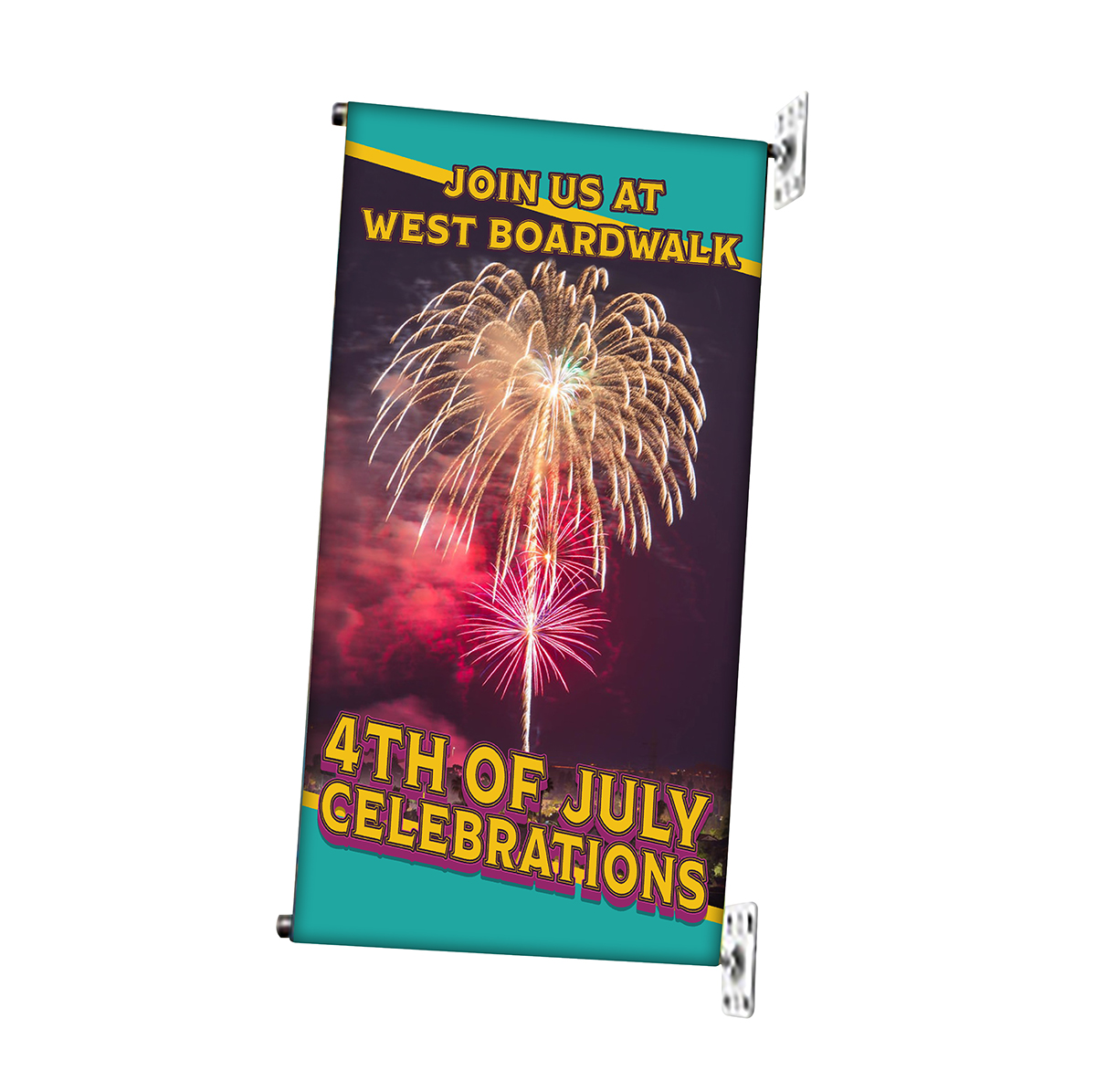 Wall Mount Pole Banner for Flags |